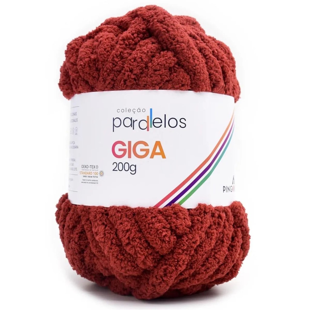 Fio/Lã Pingouin GIGA 200g 20m TEX 10000 (fio fofinho) - Coleção