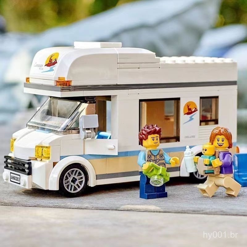 Compatível com Lego City, Blocos de Montar para Viagens de Camping e ...
