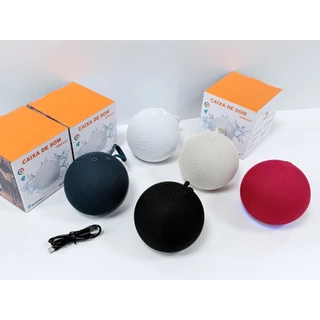 `Caixa de Som Bluetooth Portátil TWS LED RGB GIBOX SOM-023 Mini Elegante`