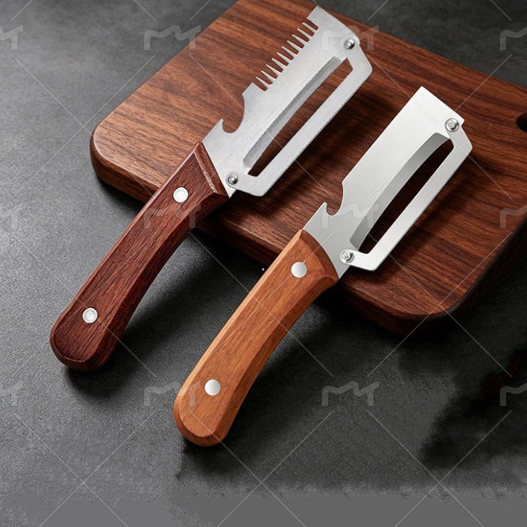 Descascador Multifuncional de Aço Inoxidável para Cozinha, D