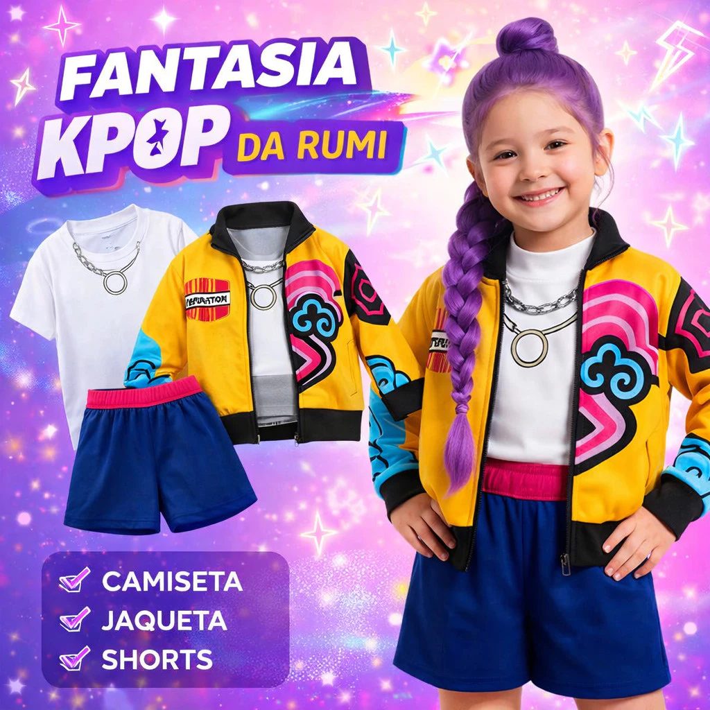 Fantasia Guerreiras Kpop Infantil