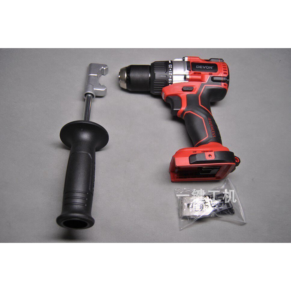 Furadeira sem Escovas com Bateria de Lítio DEVON 5282/5283, Furadeira de Alto Torque para Pesca no Gelo, Furadeira de Im