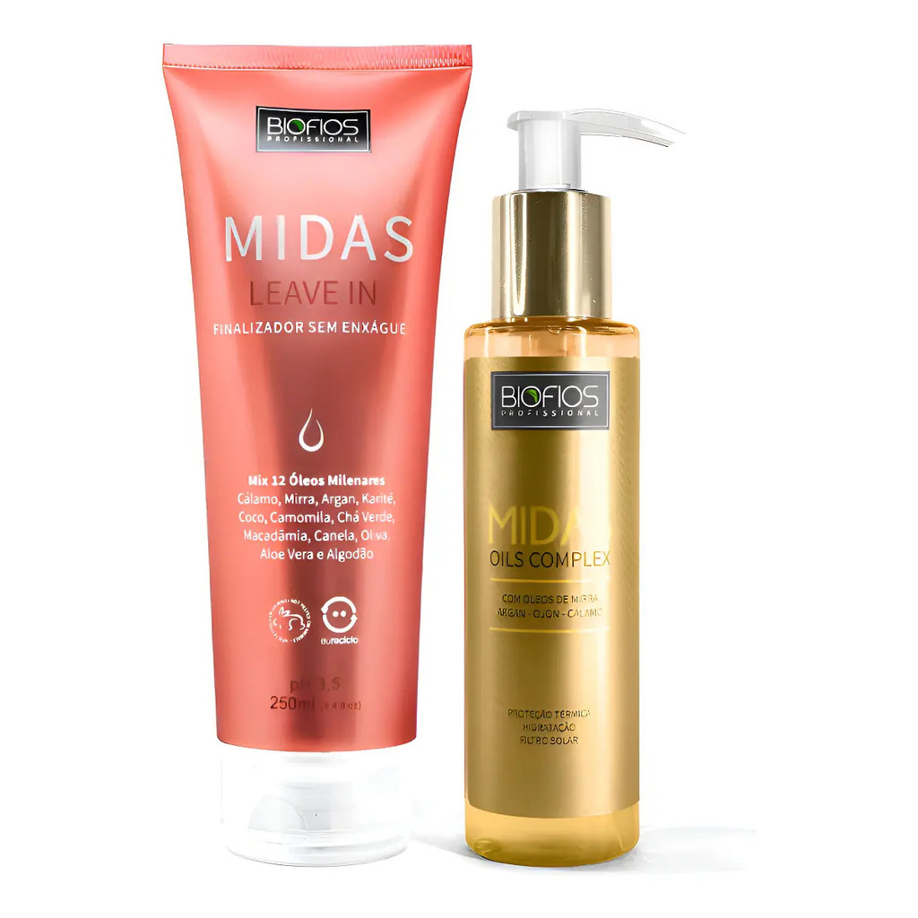 Kit Misturinha Midas Protetor Térmico Finalizador - Oils Complex