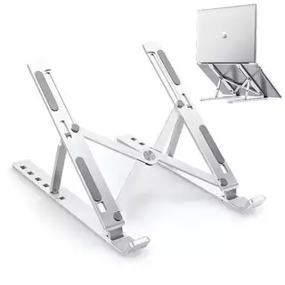 Laptop Suporte Base Notebook Tablet Alumínio Dobrável Portátil