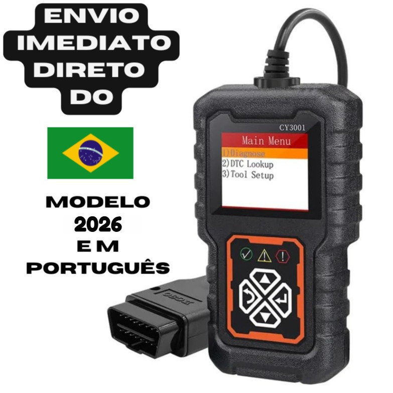 Scanner Carro OBD2 Automotivo Diagnóstico Leitor Apagar Falha Do Motor Ler Bateria Teste Luz