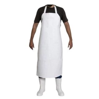 Avental Napa Peixeiro Reforçado Branco Impermeável Napa Grossa Resistente e Cozinha Limpeza Açougue