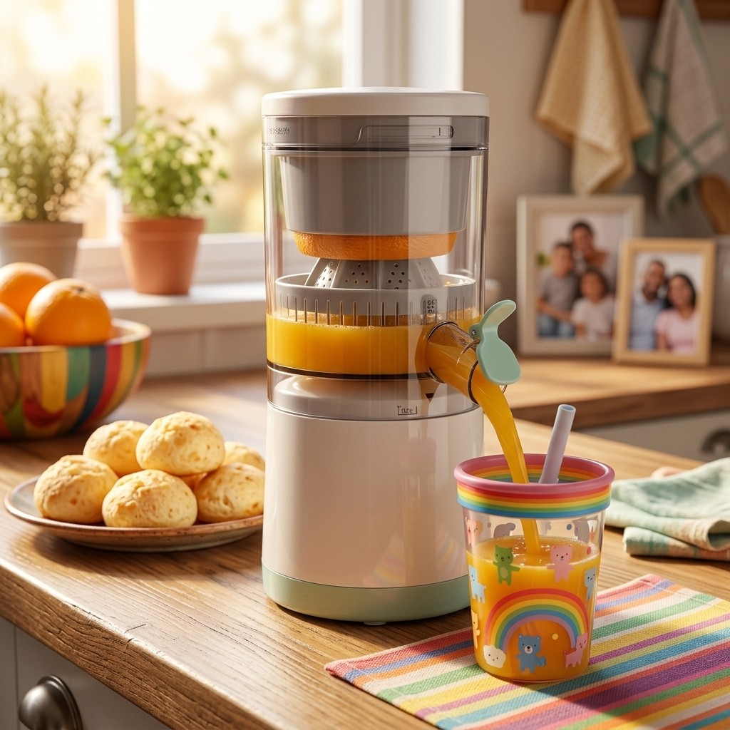 Extrator De Frutas Elétrico USB Sem Fio Prático Para Viagem 