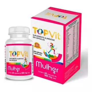 Multivitamínico Feminino 23 Nutrientes 60 cáps | Energia Imunidade Cabelo Unhas | Eurofito