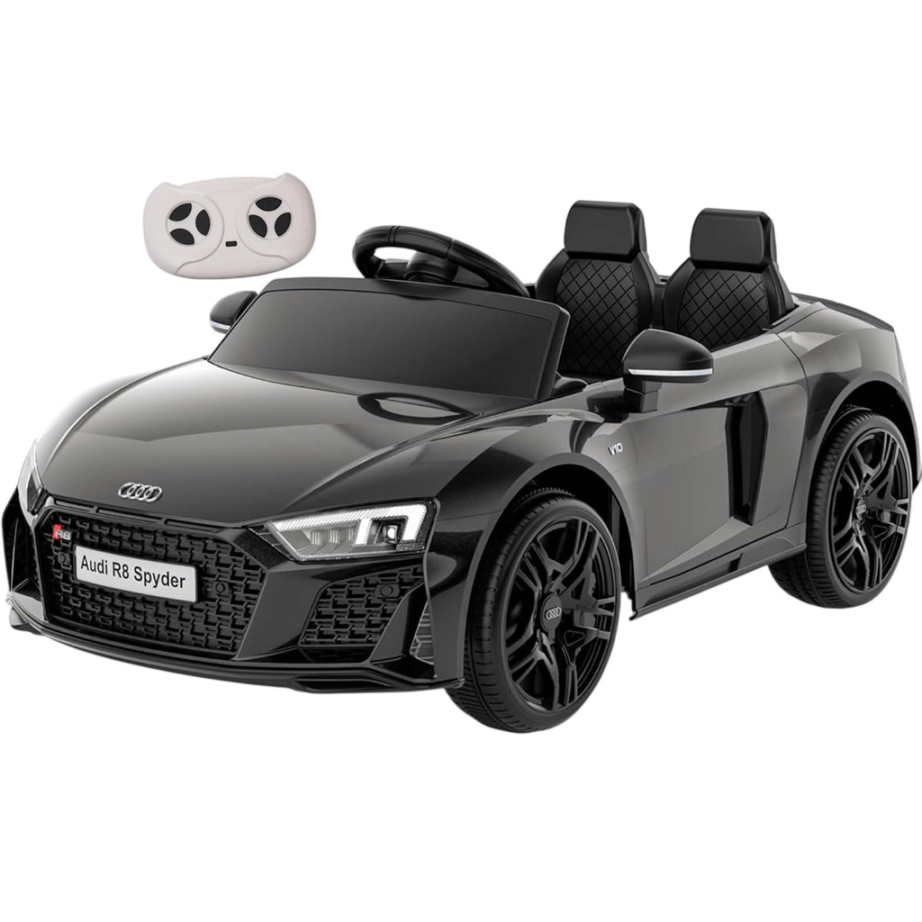 Carro Eletrico Shiny Toys Audi R8 Spyder 12V com Controle Preto ...