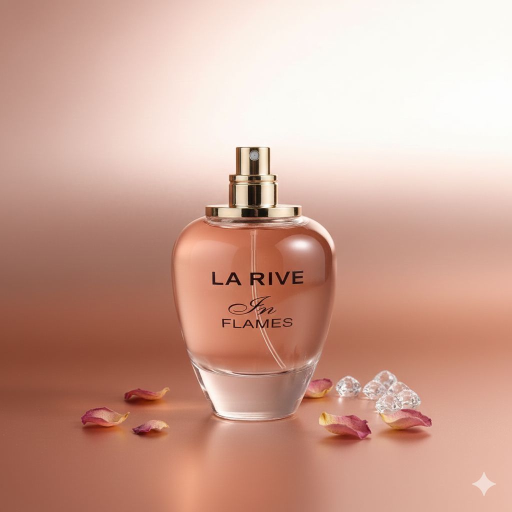 PERFUME FEMININO LA RIVE IN FLAMES 90ML EDP NOVO ORIGINAL SEM TAMPA E ...