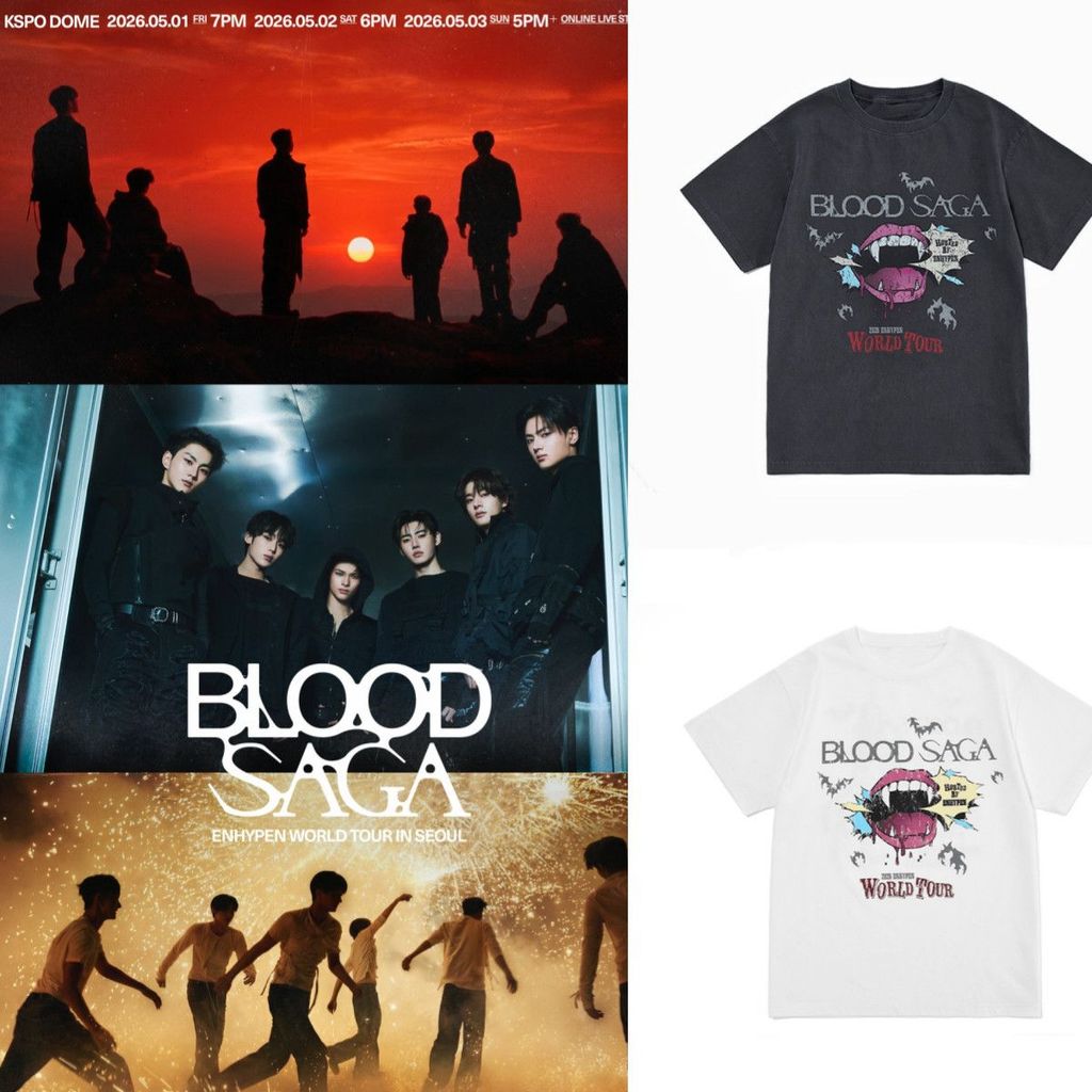 Novo produto exclusivo ENHYPEN 2026 Fourth Tour Concert < BLOOD