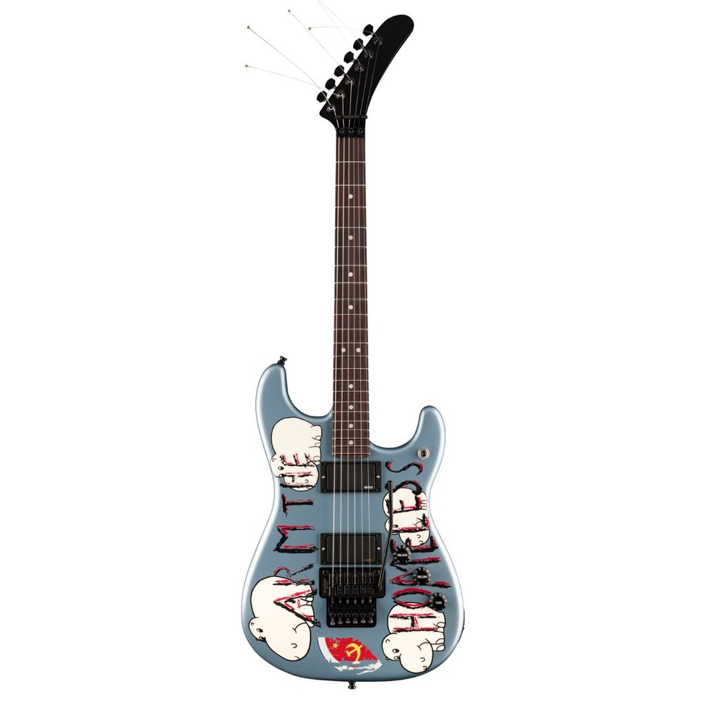 Guitarra Fender Stratocaster Signature Tom Morello Blue Ice Metallic