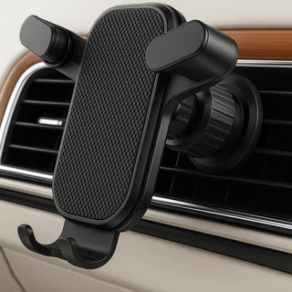 Suporte de Celular Carro 360º Giratório Universal Multifuncional Ventilacao Ar Condicionado Veicular