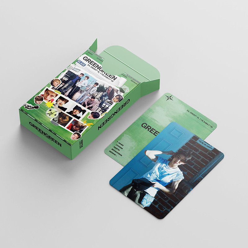 KPOP 55pcs CORTIS Photocard GREENGREEN Álbum LOMO Cartão De