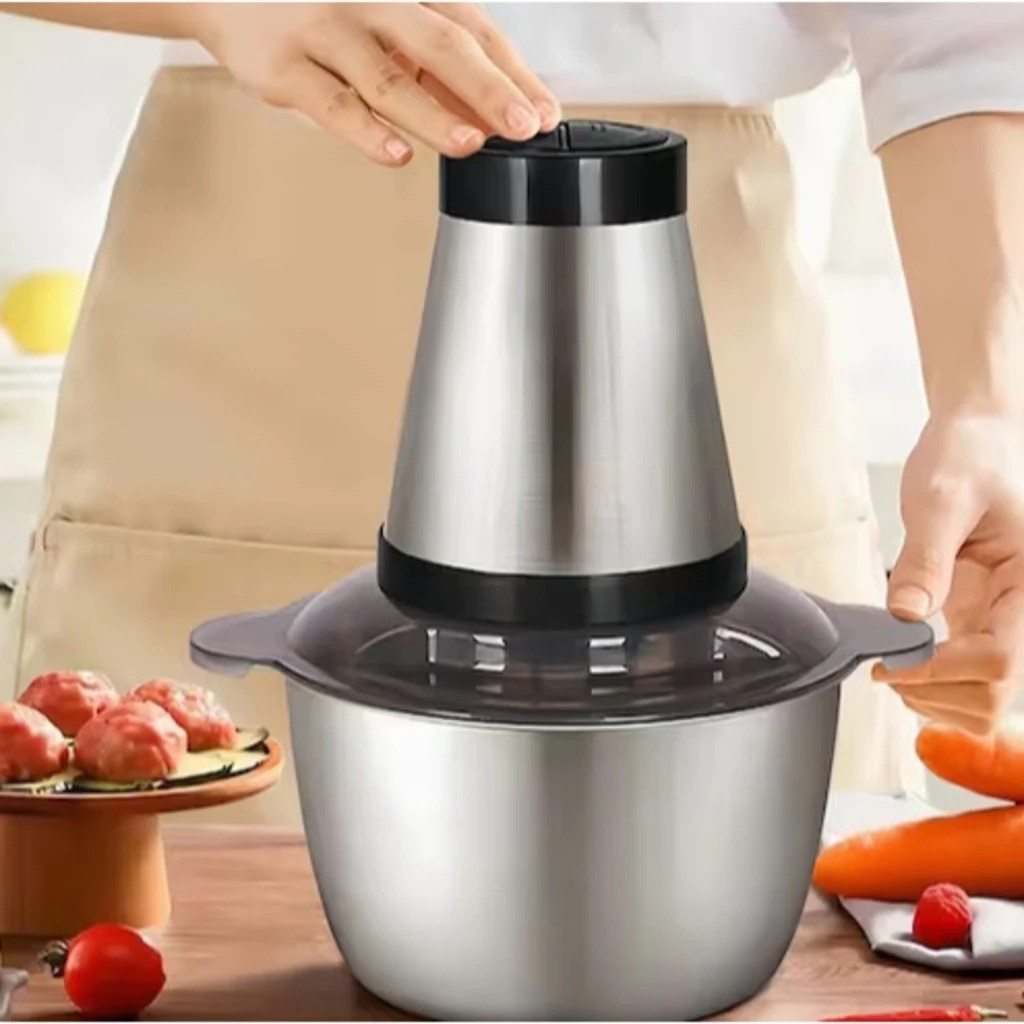 Picador De Alimentos Moedor Elétrico Triturador Potente Carn