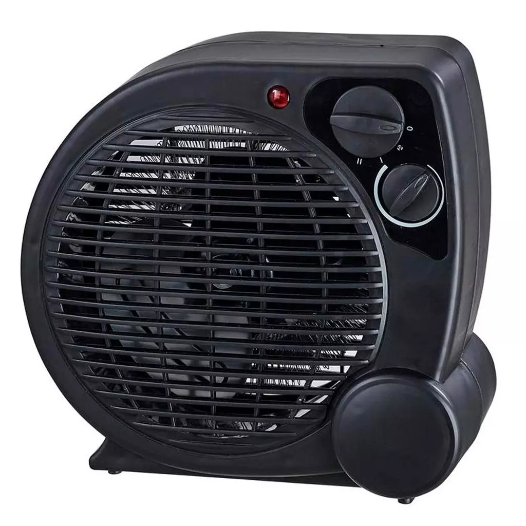 Aquecedor Portátil a Ar Ventilador Quente Preto AQ04 Mimo Style