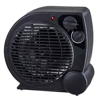 Aquecedor Portátil a Ar Ventilador Quente Preto AQ04 - Mimo Style