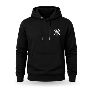 Casaco Moletom Unissex com Capuz Canguru Blusa de Frio Inverno Hoodie NY Qualidade Premium Confortável Casual