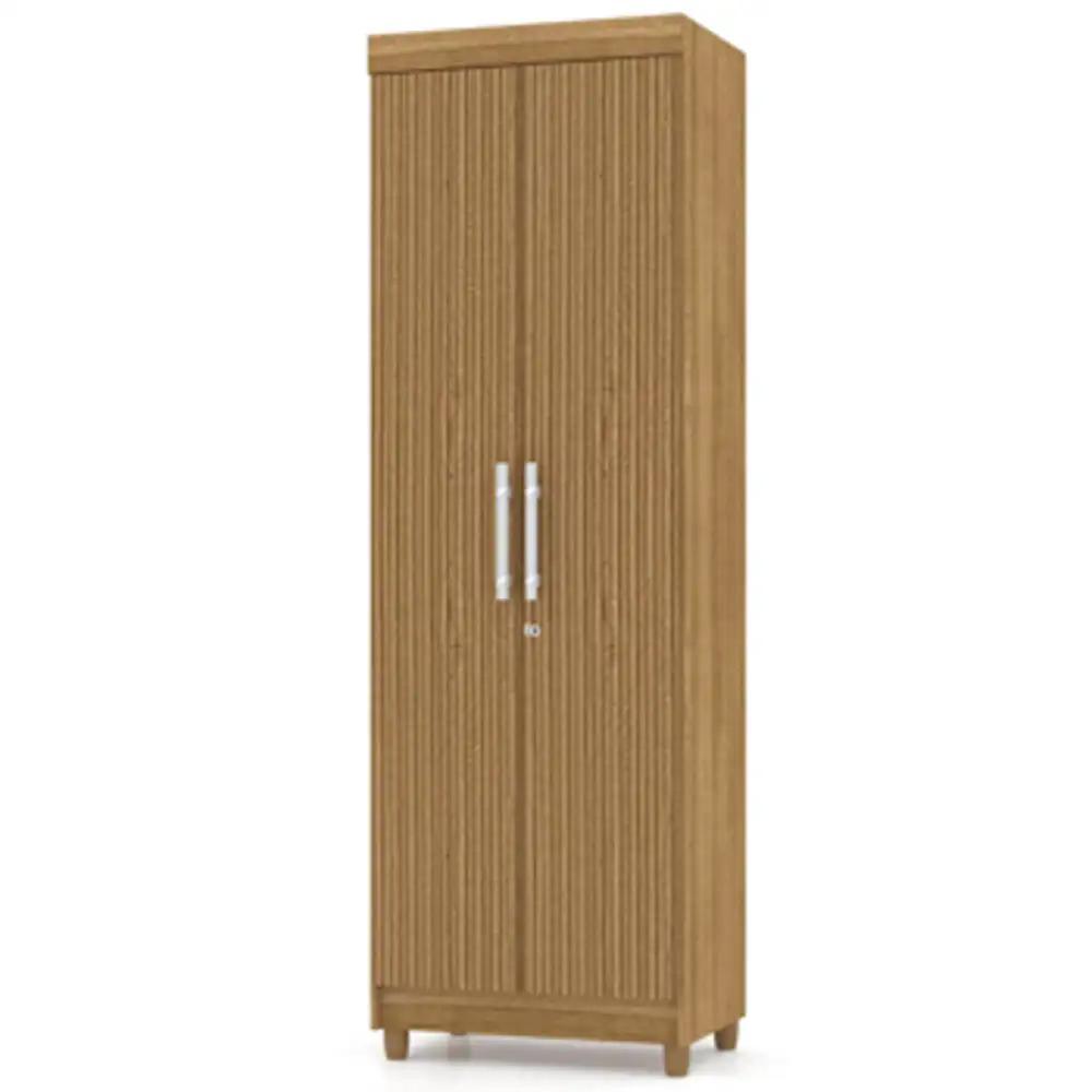 Armário Multiuso Cozinha Lavanderia 2 Portas Aline V02 Nature