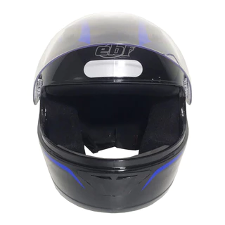Capacete Moto Fechado New Ebf 7 Power Preto Azul