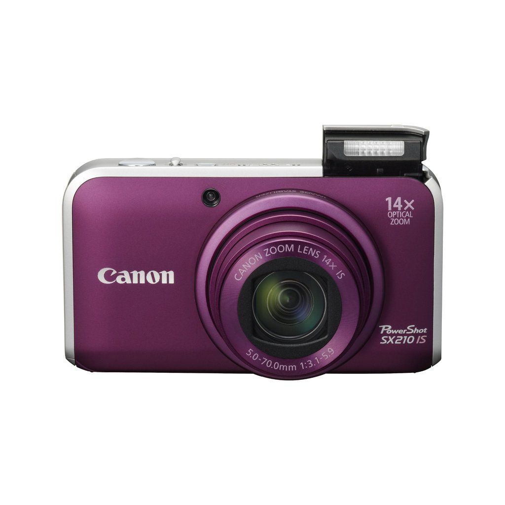 used] Canon digital camera PowerShot SX210 IS Purple PSSX210IS(PR