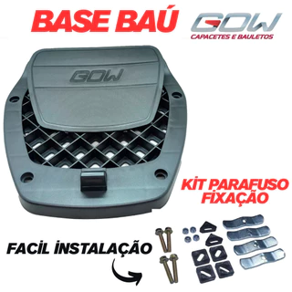 Base Bauleto Moto GOW G33 G40 CB 300 Bros XRE 300 Fazer Twister