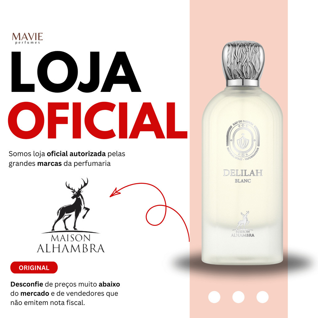 Perfume Delilah Blanc Maison Alhambra Feminino Eau de Parfum 100ml