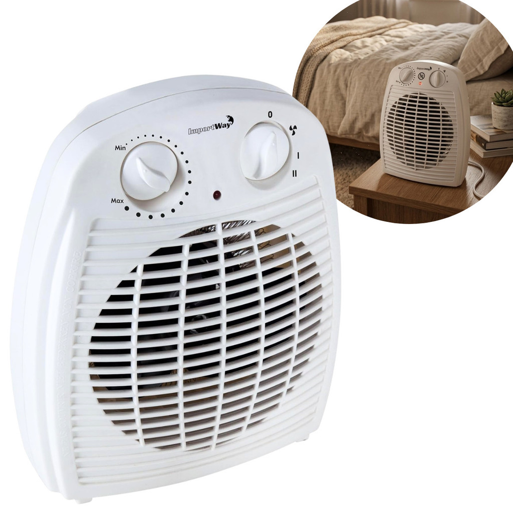 Aquecedor Elétrico 2000W 220V Portátil Para Quarto Sala Escritório Com ...