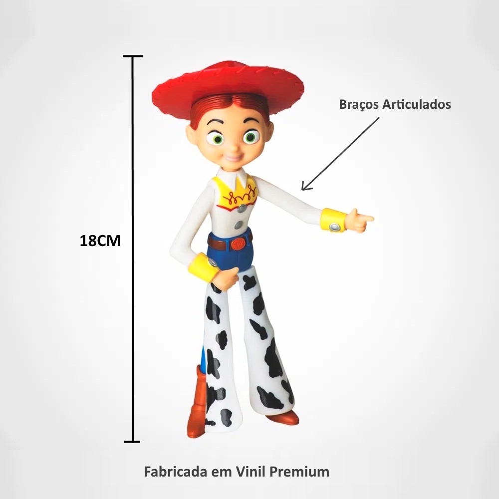 2453❣️Jessie Arms Botke アート　2点セット　希少 Boneca Jessie Toy Story na Caixa Braços Articulados 18cm Original