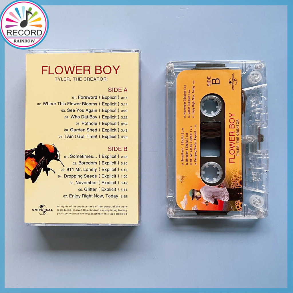 Tyler, The Creator Flower Boy Fita K7 Cassette Tape Brand New