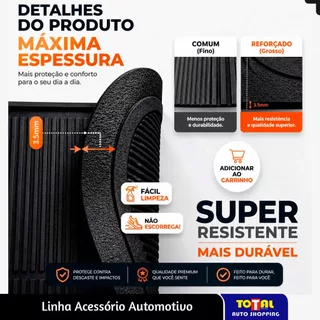 Jogo de Tapete Automotivo Kit 4 Peças Universal Autovex