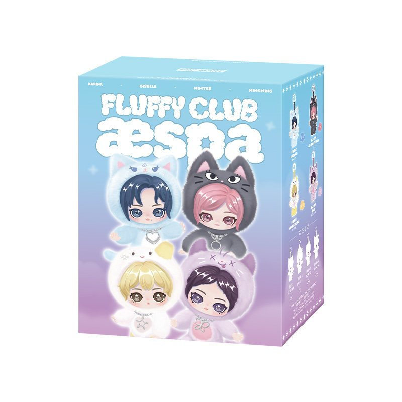 Fluffy Club aespa Caixa Cega KARINA GISELLE Inverno Ningning