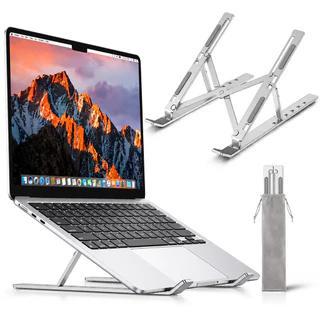 Suporte Notebook Ergonômico Alumínio Ajustável Dobrável 7 Níveis Portátil