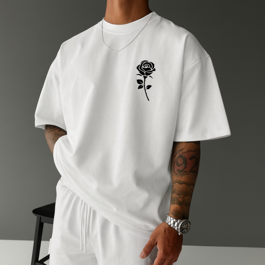 Camiseta Flor Streetwear