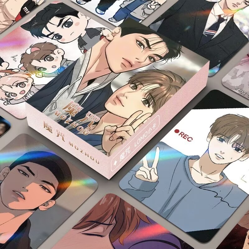 10-55 Pçs Jinx Mingwa Holograma Laser Lomo Cartões Manga Manhwa