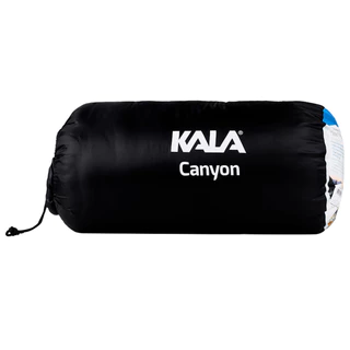 Saco de Dormir Canyon Kala Estilo Sarcófago com Capuz Interior em Algodão 5C a 12C Acompanha Bolsa