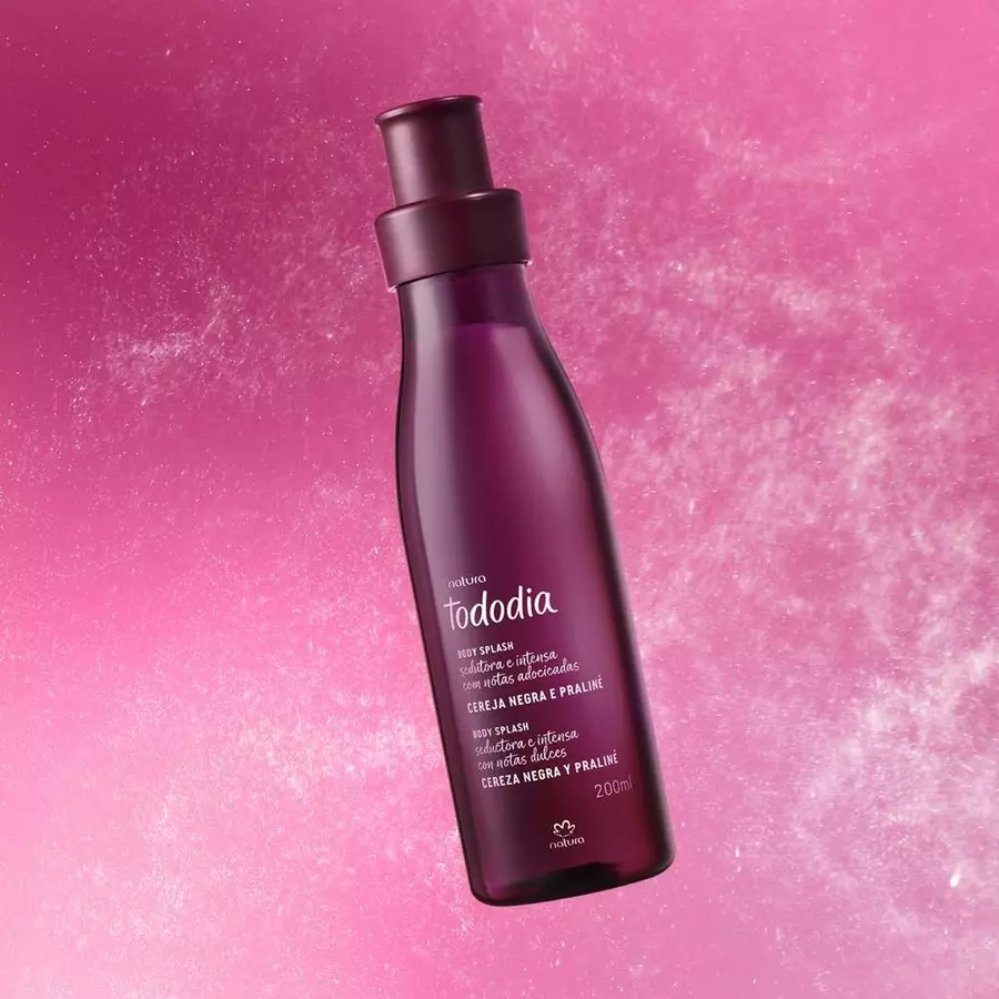 Body Splash Tododia Cereja Negra e Praliné 200 ml