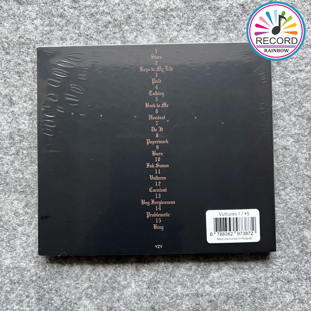 Kanye west Vultures 1 レコード CD カセット Kanye West & Ty Dolla Sign Vultures 1/￥$ Digipak Original CD