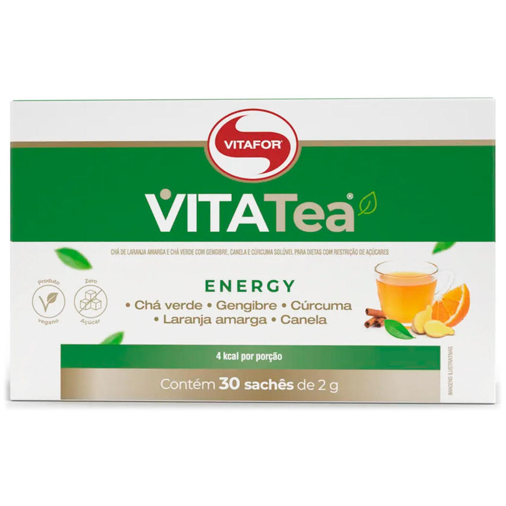 Vita Tea Energy Vitafor 30 Sachês de 2g | Shopee Brasil