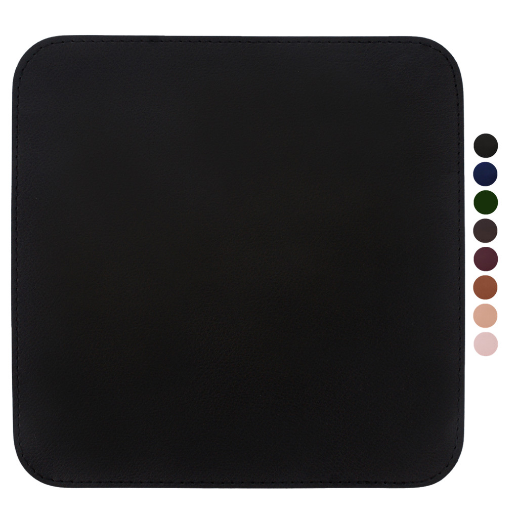 Mousepad de Couro Ecológico 20 x 20 cm