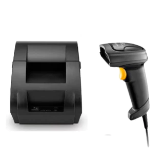Impressora Térmica 58mm Não Fiscal + Leitor código de barras