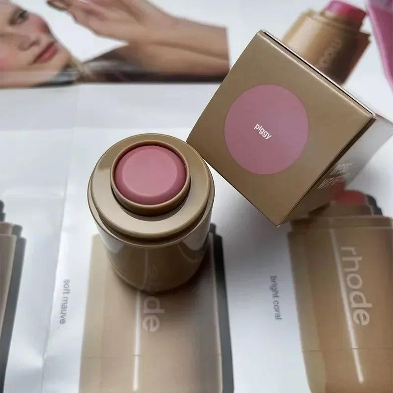 Rhod Pocket Blush Lip Stick And Cheek Hidratante Natural Rouge Powder ...