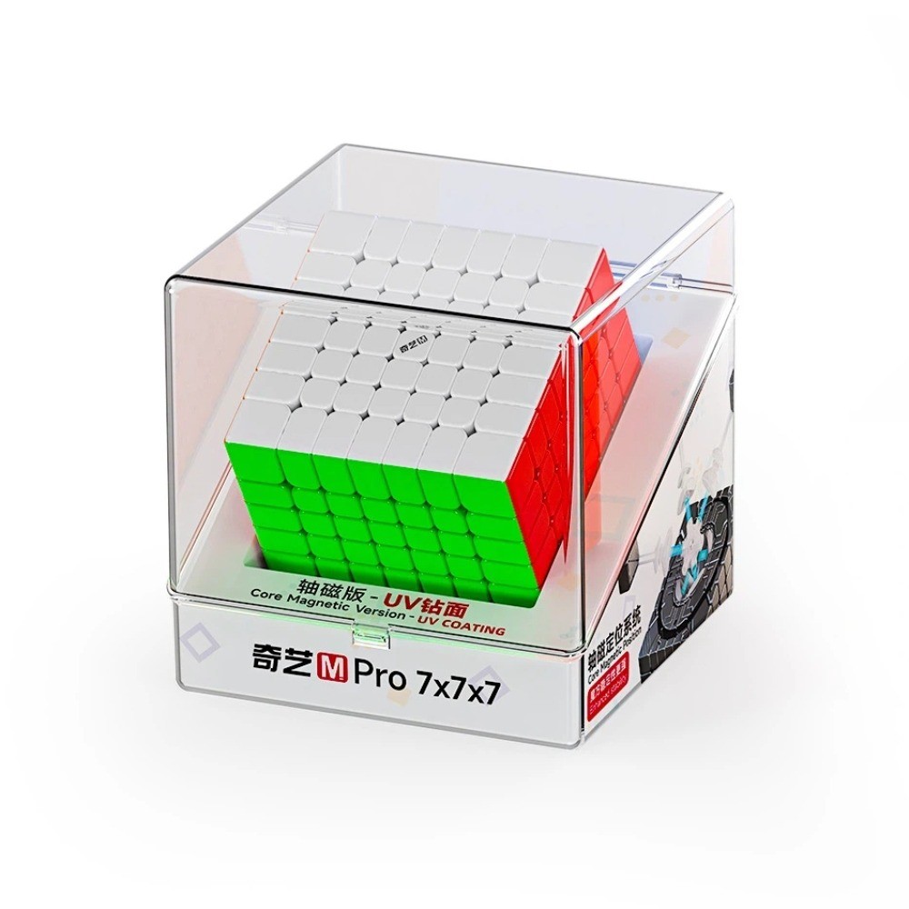 Cubo Mágico 7x7 QiYi M Pro Core Magnético UV Coated 64mm | Shopee