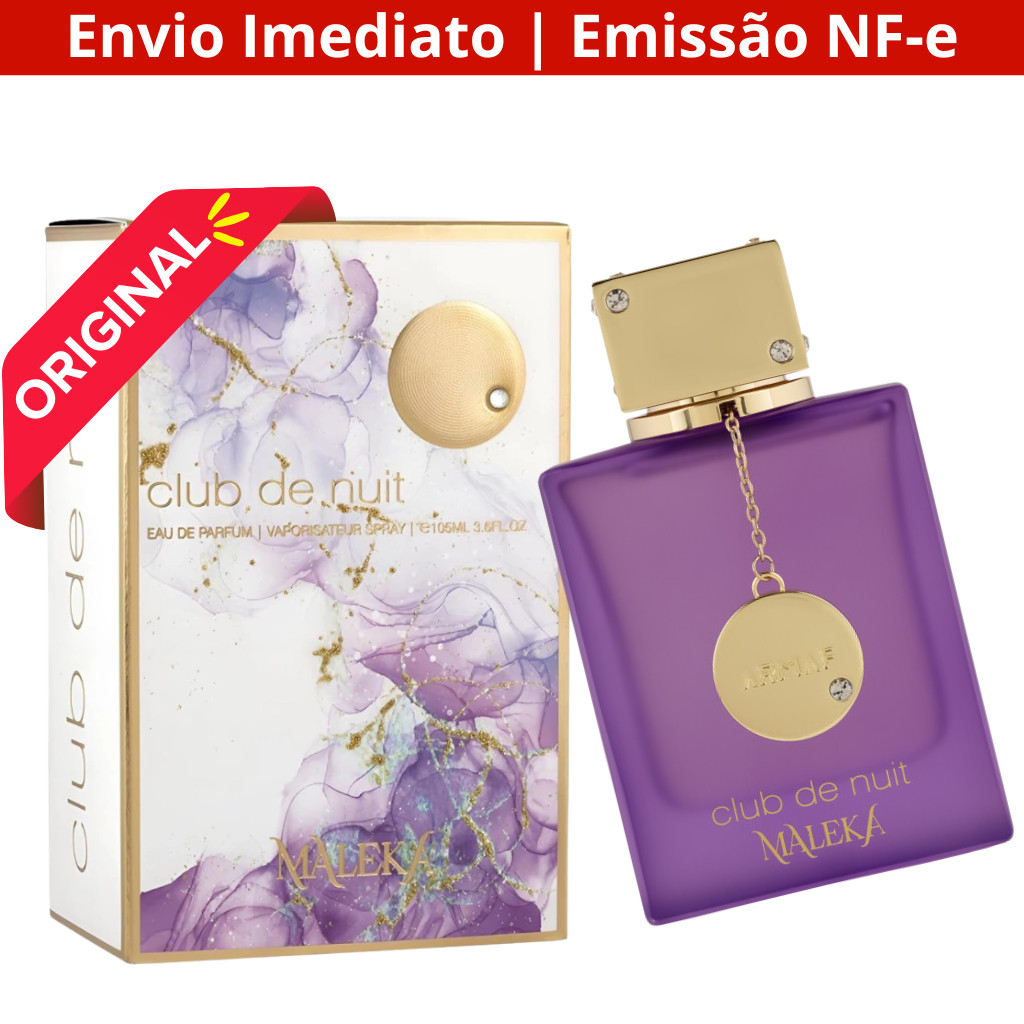 Perfume Club de Nuit Maleka Armaf 105ml EDP Original | Shopee Brasil