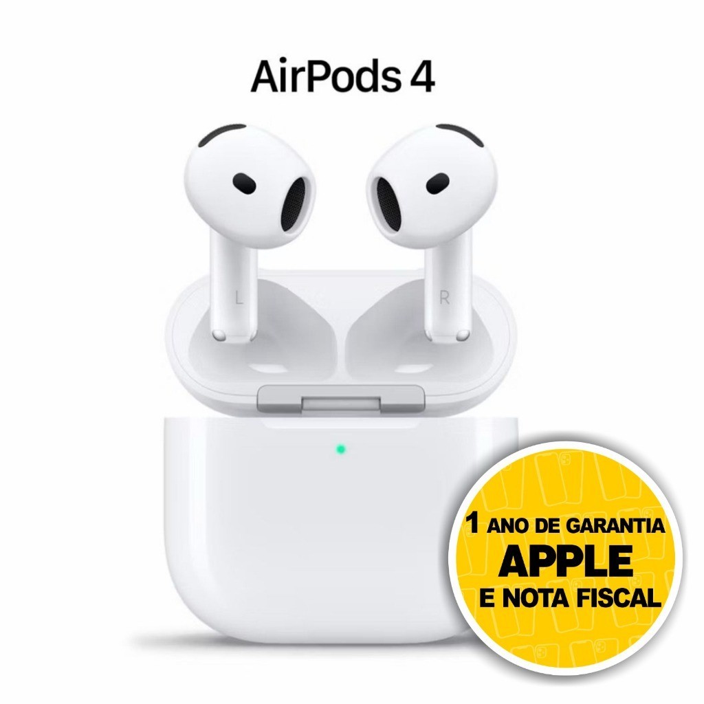 イヤホン AirPods4(ANC) AirPods 4 com Cancelamento Ativo de Ruído - Especificações
