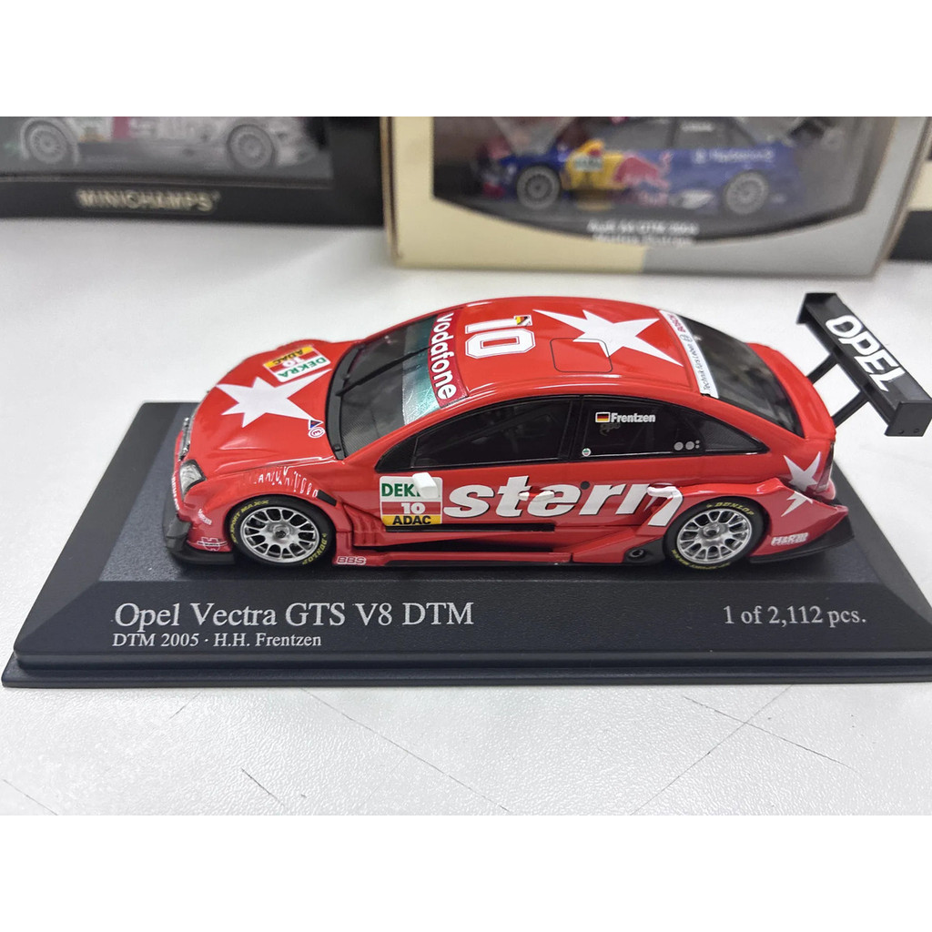 Miniatura Opel Vectra Gts Dtm 2005 H Frentzen 1:43 Minichamp