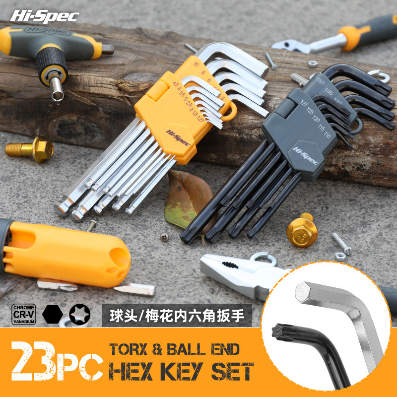 Chave allen torx allen, chave allen Hexagonal, conjunto de chave de fenda, chave Hexagonal, combinação de chave torx