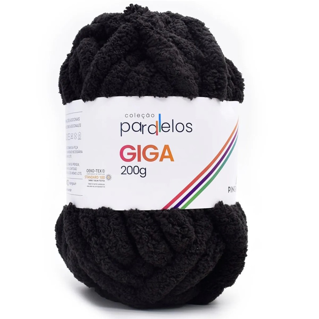 Fio/Lã Pingouin GIGA 200g 20m TEX 10000 (fio fofinho) - Coleção