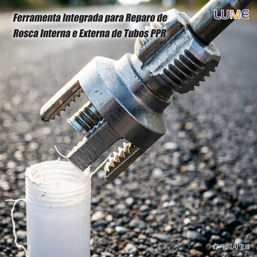 Rosqueador Abridor Interno e Externo para Tubos de PVC 1/2" e 3/4" Compatível com Furadeira/Broca