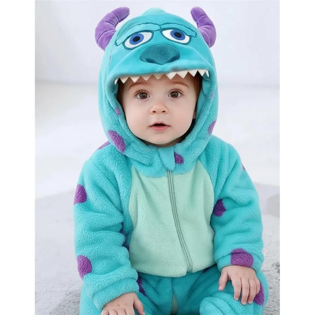 Pijama Kigurumi Plush Tamanho:1 Ano;Cor:Sullyvan | Shopee Brasil